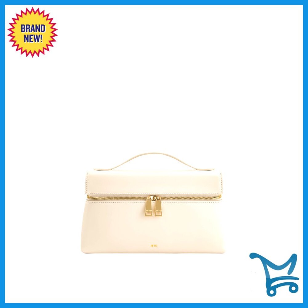 Vegan Leather Top Handle Bag With Adjustable Shoulder Strap